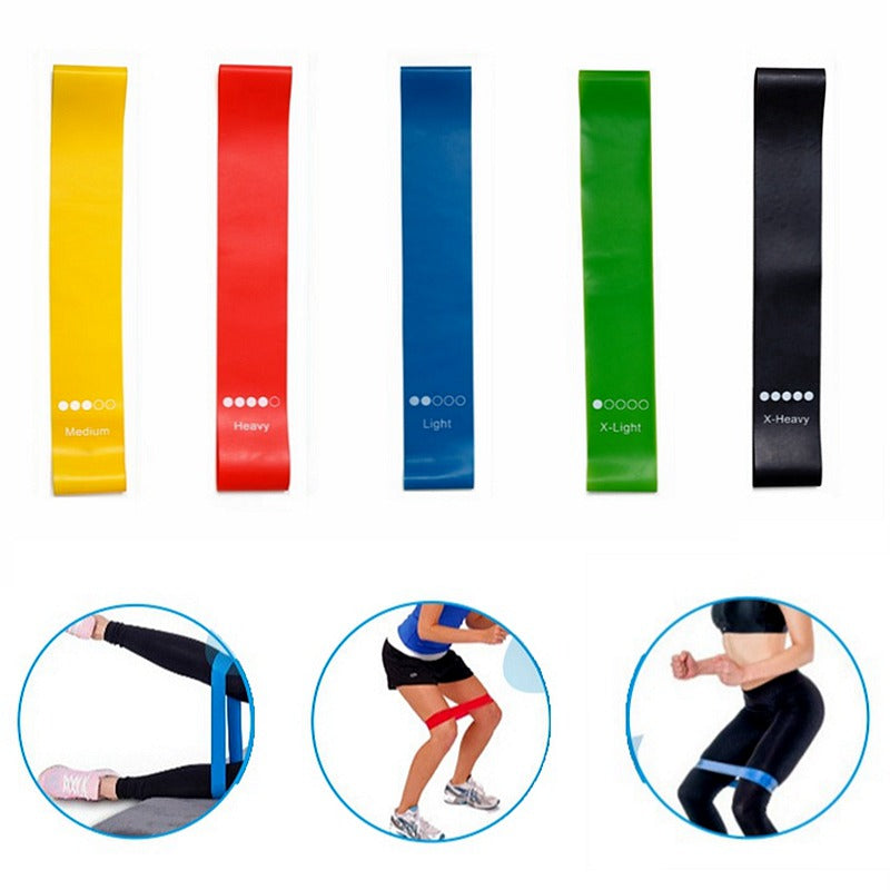 Yoga Resistance Rubber Bands Indoor Outdoor Fitness Equipment Pilates Sport Training Workout Elastic Bands