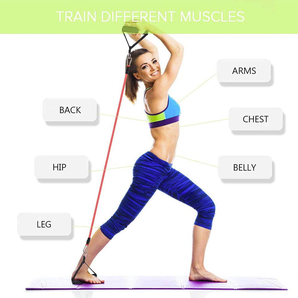 Full Body Workout with Resistance Bands
