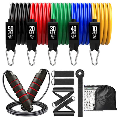 360lb Resistance Band Set - Fitness Exercise Bands