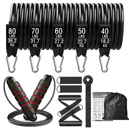 360lb Resistance Band Set - Fitness Exercise Bands